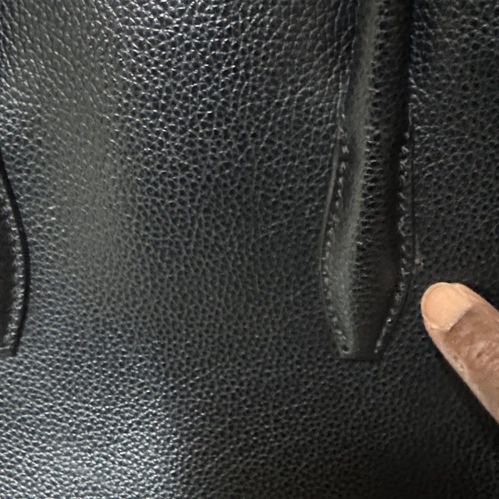 kate spade Black Leather Tote with pale pink interior - Picture 3 of 12